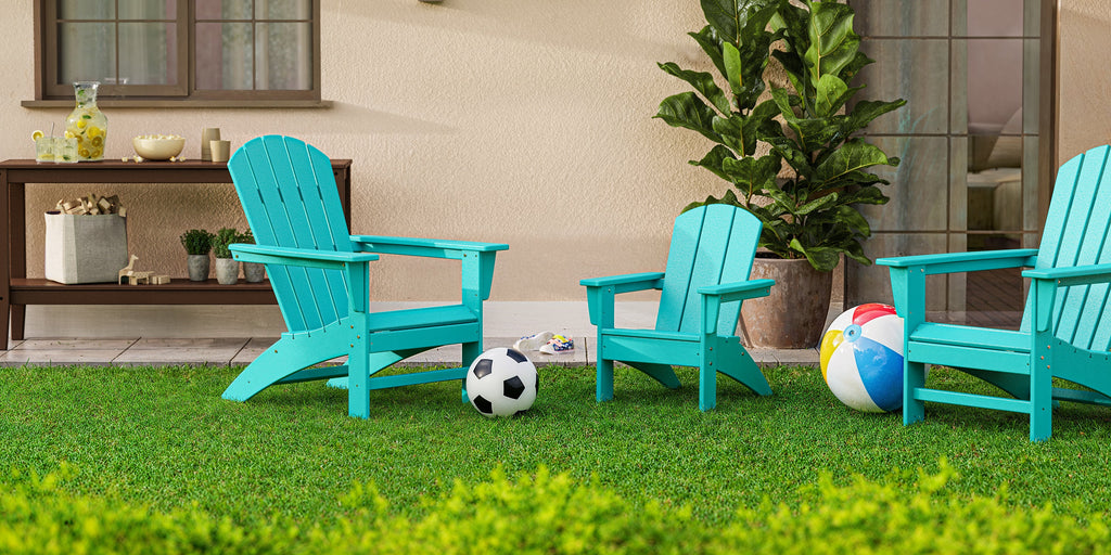 Kids Nautical Adirondack Chair